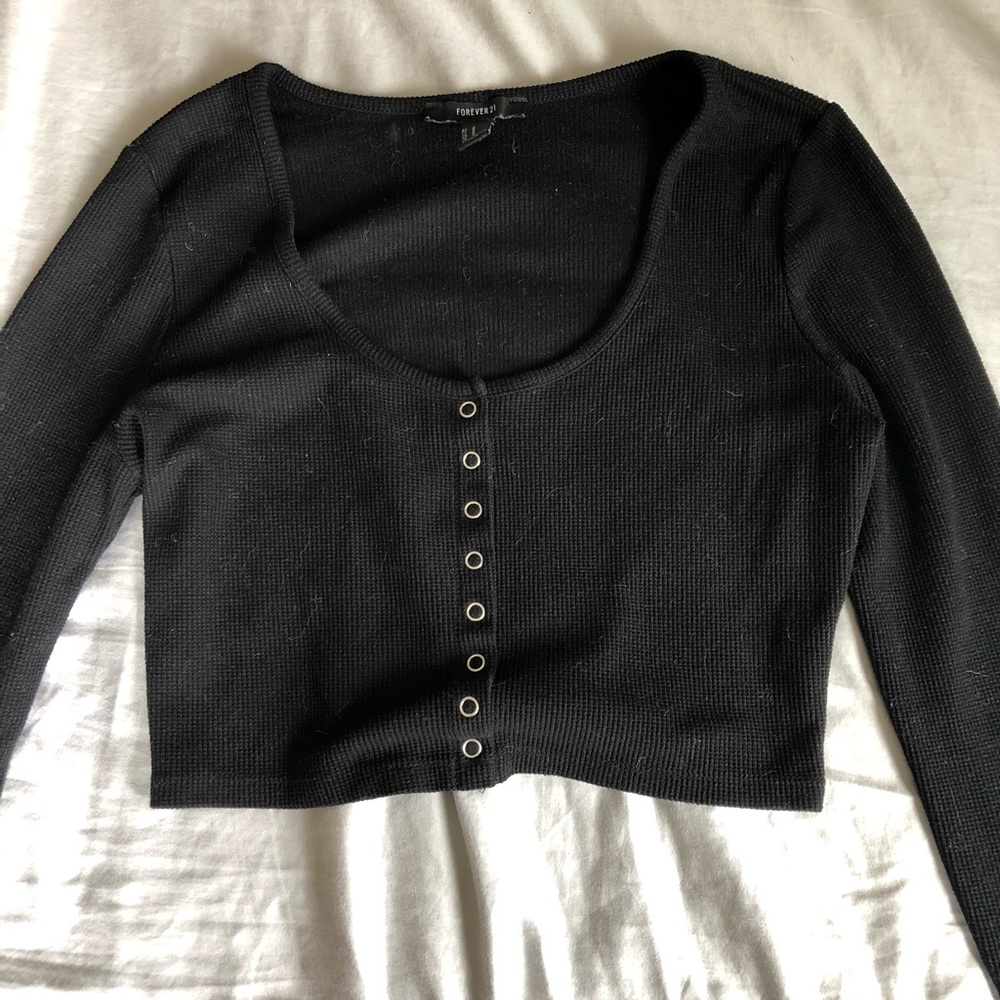 Long Sleeve Crop Top